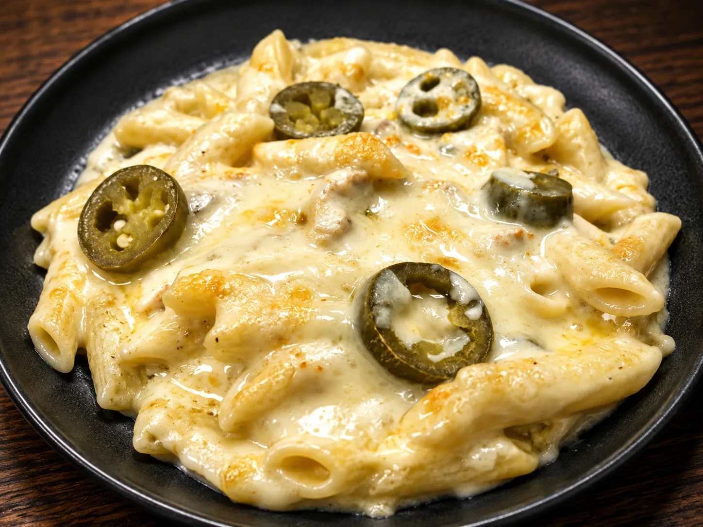 Baked Inferno creamy chicken jalapeño pasta at Pasta Basta in Charleswood, Winnipeg