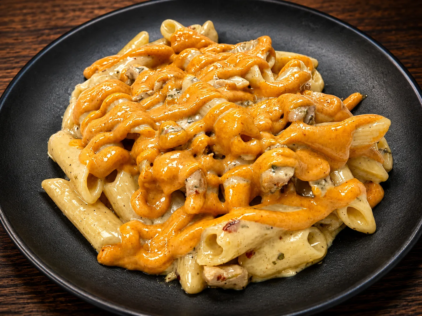 Toscana Twist spicy creamy pasta at Pasta Basta in Winnipeg